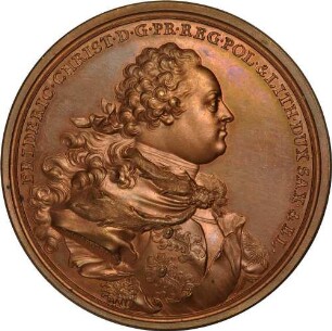 Kurfürst Friedrich Christian - Tod seines Vaters Kurfürst Friedrich Augusts II.