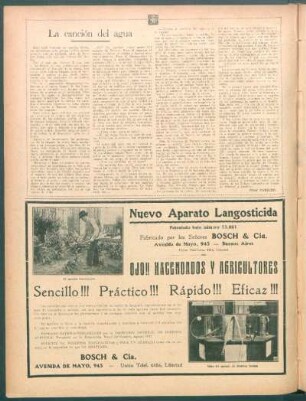 La canción del agua