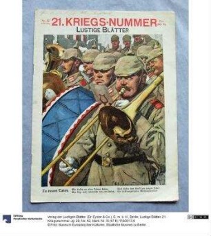 Lustige Blätter. 21. Kriegsnummer. Jg. 29, No. 52
