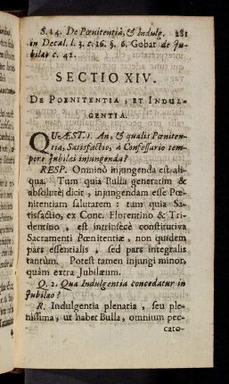 281-285, Sectio XIV