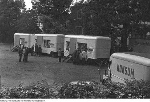 Konsumgenossenschaft. Fahrendes Kaufhaus, September/Oktober 1954