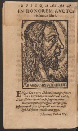 Epigramma In Honorem Auctoris huius libri.