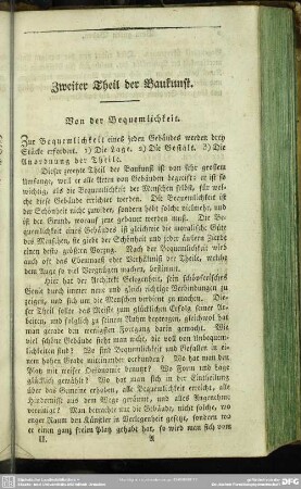 Von der Bequemlichkeit