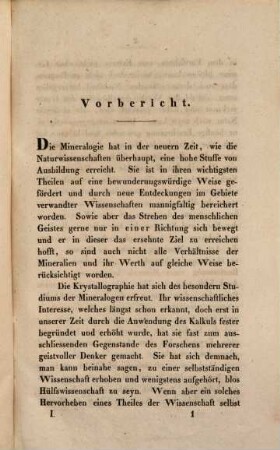 Charakteristik der Mineralien, 1
