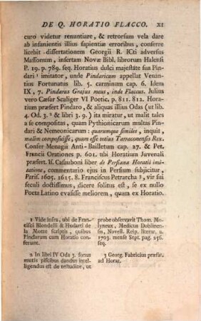 Quinti Horatii Flacci Opera : Ad Optimas Editiones Collata