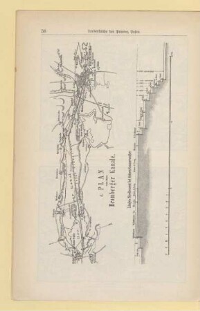 Plan von dem Bromberger Kanale