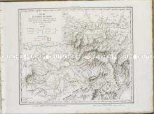 Carte des environs de Gironne