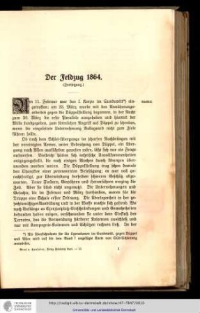 Der Feldzug 1864