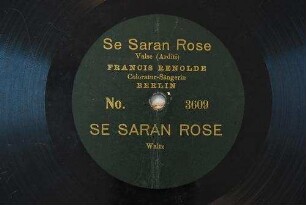 Se saran rose : Valse / (Arditi)