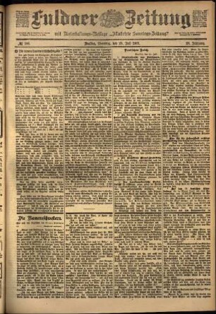 Ausgabe vom Dienstag, den 23. Juli 1901.