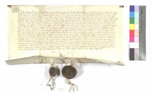 Eberhard Graf von Kirchberg und sein Sohn Philipp Graf von Kirchberg verkaufen an das Kloster Wiblingen das nach Kirchberg zu entrichtende Vogtrecht um 30 Gulden.