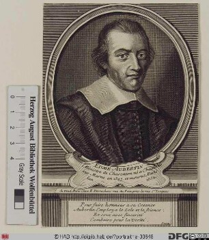 Bildnis Edmond (Edme) Aubertin