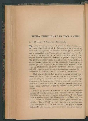 1. - El paisaje: de la pampa a la montaña