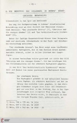 X. Die Bedeutung des Helldunkel in Rubens‘ künstlerischer Entwicklung