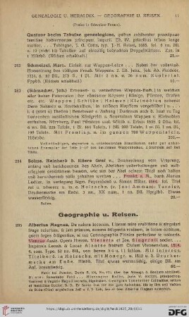Geographie u. Reisen (Nr. 285-290)