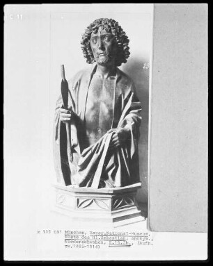 Halbfigur des heiligen Sebastian