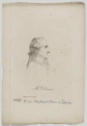 Bildnis des Bon Joseph Dacier