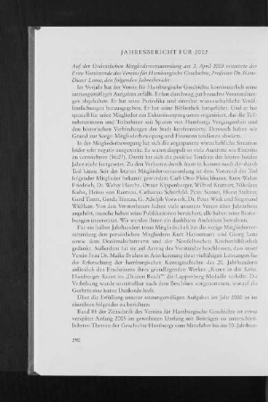 Jahresbericht für 2002