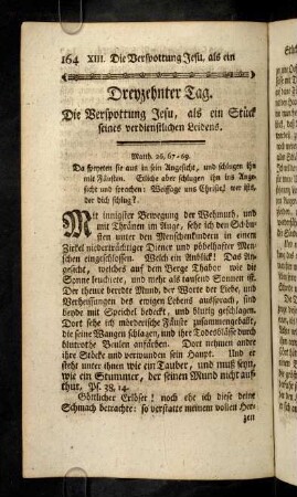 164-175, Da speyeten sie aus in sein Angesicht, ...