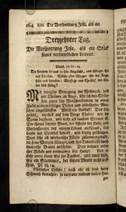 164-175, Da speyeten sie aus in sein Angesicht, ...