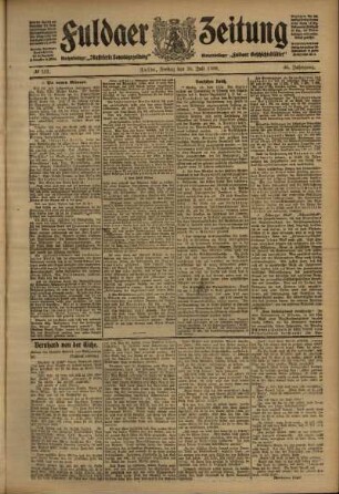Ausgabe vom Freitag, den 16. Juli 1909.