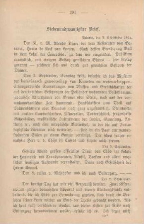 Siebenundzwanzigster Brief