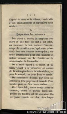 3. Préparation des betteraves