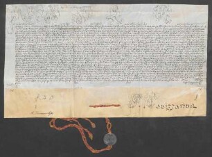 Litterae executoriales apostolicae des Franz Christian von Hacke über die Einweisung in gedachte Pfründe.