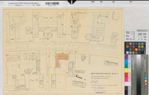 Münster (Münster) Pharmakologisches Institut der Universität Hauptgebäude Lageplan 1969 1 : 500 42 x 59,5 kol. Pause Staatshochbauamt für die Universität Münster 21.01