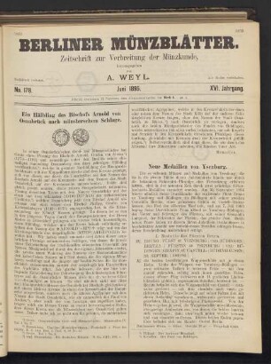 No. 178. Juin 1895