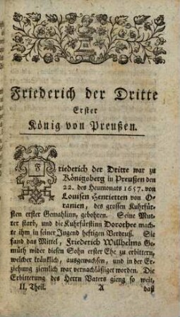 Merkwürdigkeiten zur Erläuterung der Brandenburgischen Geschichte : Aus dem Französischen übersetzt, Zweiter Theil