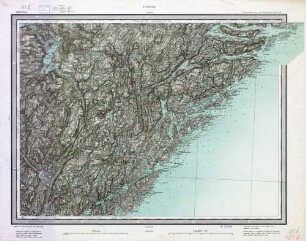 Topografisk kart over kongeriget norge ; 5.D. Arendal