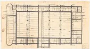 Johannesstift Berlin-Spandau Umbau Festsaal: Grundriss Obergeschoss 1:100 Bestand