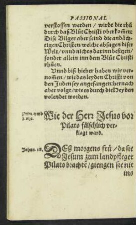 Wie der Herr Jesus vor Pilato fälschlich verklagt ward.