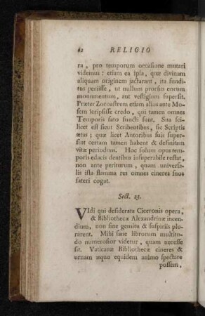 Sect. 23. [De Librorum multitudine.]