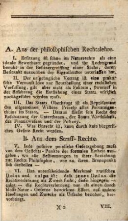 Sätze aus der Rechtswissenschaft