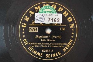 "Rigoletto" : Feile Sklaven / (Verdi)