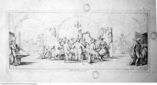Moerner, Hjalmar: Il Carnevale di Roma, Rom 1820, Bl 20: Fine del Carnevale