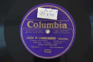 Lucia di Lammermoor - Cavatina : ("Regnava nel allenzlo"); (Silence o'er all) / (Donizetti)
