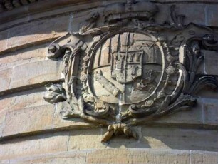 Stadtbild - Hafen-Mainkran - Wappenkartusche im Osten im Detail