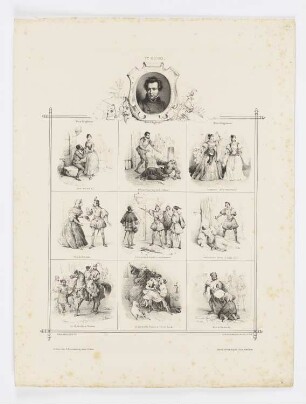Victor Hugo, aus: "Modrne Illustrationen"