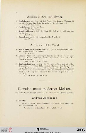 Gemälde meist moderner Meister (Nr. 22 - 68)