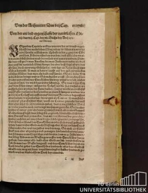 Von der art und eygenschafft der natürlichen Minii/das VIII. Cap. des VII. Buchs der Architectur Vitruuii.