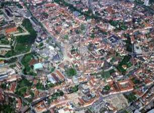 Altstadt von Erfurt : Blickrichtung Norden