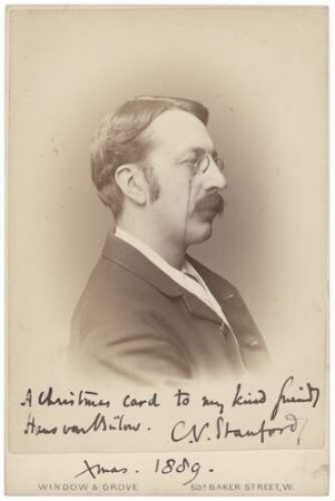 Fotografie von Charles Villiers Stanford (1852-1924)