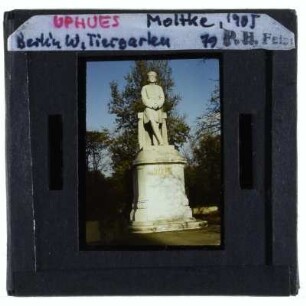 Berlin, Uphues, Denkmal für Helmuth von Moltke
