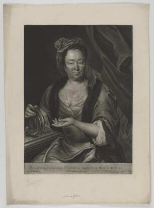 Bildnis der Ludmilla Magdalena de Gotter