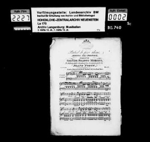 Filippo Moroni: Praticel di fiori adorno / Arietta alla Polonoise / Composed by / Signor Filippo Moroni ... London, Printed & Sold by Rt Birchall