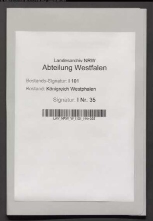 Behandlung der Stiftungen des aufgehobenen Kollegiatstiftes Wiedenbrück für Pfarrei und Gymnasium