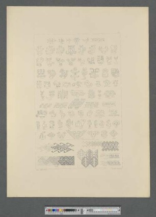 [Tafel 103. Thier-Gestalten und daraus abgeleitete Ornamente.]